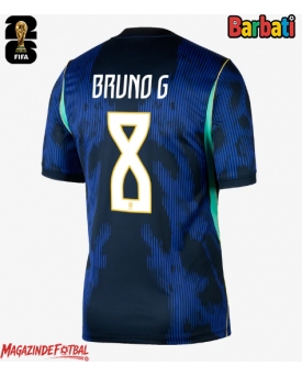 Brazilia Bruno Guimaraes #8 Tricou Fotbal Replică Mondial 2026 Barbati Deplasare